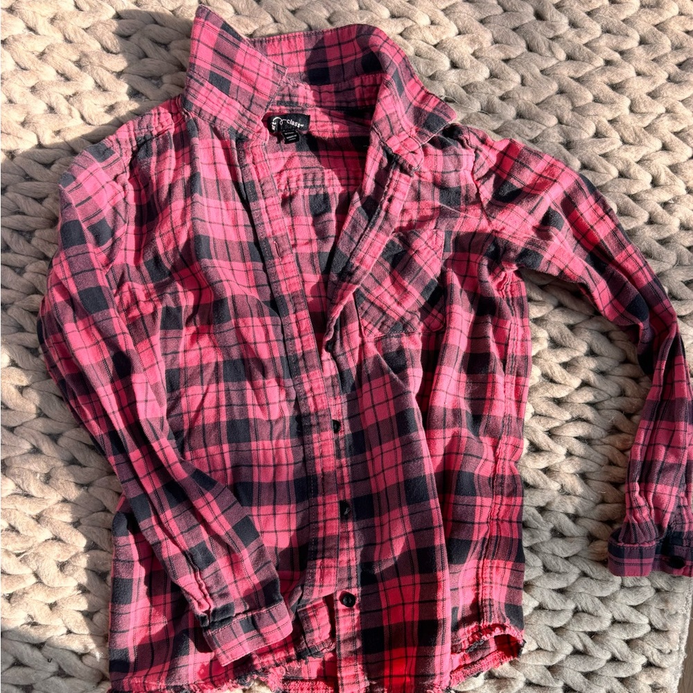 Girls flannel shirt